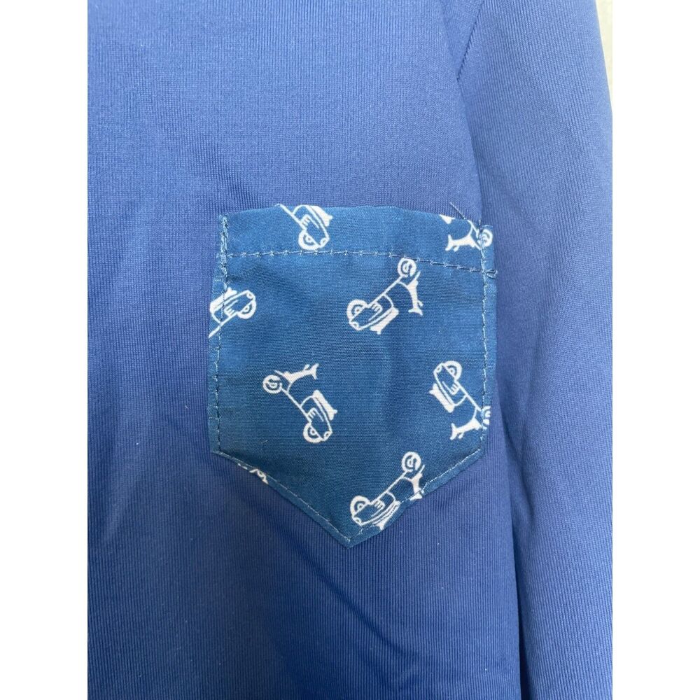 Vespa Rashguard Childrenchic Blue Long Sleeve Swim Top Size 8 NWT - Picture 3 of 6